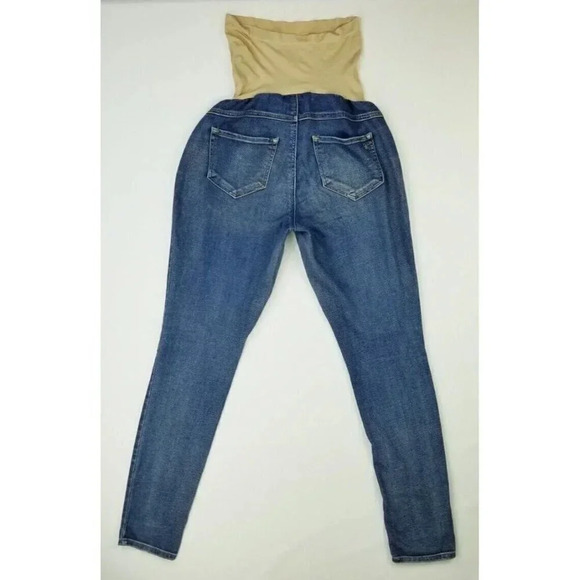Jessica Simpson Maternity Sz S/P/Ch Blue Denim Cotton Rayon Spandex Blend Jeans - Picture 1 of 9
